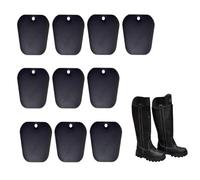 Naisfei Pack of 10 Boot Shape Inserts, 10 Inch Boot Shaper Moulding Inserts, Boot Stretcher Black, Plastic Boot Stand Holder, High Boot Support, Boots High Support for Men and Women, black, 10in