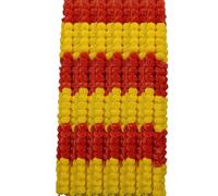 Naisha 5 Pcs 2 Color Orange & Yellow Artificial Marigold Garland for Decoration,5 Feet Length Home Decore for Diwali Party,Indian Weddings,Halloween, Christmas Garlands, Wreath, Dia de Los Muertos
