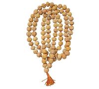 NAISHA Certified Original 5 Mukhi 10 MM Rudraksha Mala, Wearing & Japa Mala, Authentic Genuine Natural Rudraksh for Man & Women with Lab Certificate.