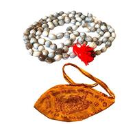 NAISHA Gaumukhi Jaap Mala & Vaijanti Mala 108 Beads Krishna japa Mala Necklace For Men & Women, Pack of 2