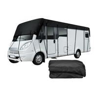 Naisicatar Caravan Cover 210D Oxford Cloth Weather-Resistant RV Caravan Roof Cover 21x10 Ft Foldable Motorhome Roof Cover Tarpaulin Protection Universal Fit for RV Travel Car