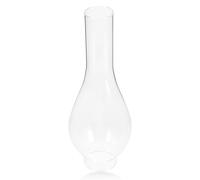 Naisicatar Clear Glass Kerosene Oil Lamp, 2 Inch Base by 9.7 Inch Tall