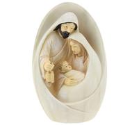 Naisicatar Nativity Statue 4in Realistic Nativity Figurine Decorative Holy Family Statue Resin Detailed Nativity Scene Figurine for Holiday Christmas Christian Gifts