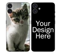 Naispanda Custom Phone Case for iPhone 16 Plus Personalized Photo Image Picture Text Phone Cover Add Your Photo on Phone Case Customized TPU Phone Cover Gift for Friends Family