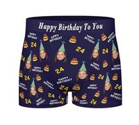 Naispanda Personalised Funny Boxer Briefs for Men with Photo, Custom Face Underwear - Valentine's & Birthday Gifts for Husband, Boyfriend, M