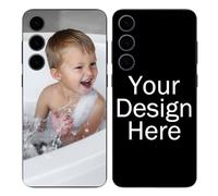 Naispanda Personalised Phone Cover for Samsung S24 Custom Phone Case with Photo Text TPU Material Phone Case for Friends Family Boyfriend Girlfriend Husband Wife Custom Case Gifts for Men Women