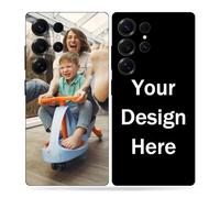 Naispanda Personalised Phone Cover for Samsung S25 Ultra Custom Phone Case with Photo Text TPU Material Phone Case for Friends Family Boyfriend Girlfriend Husband Wife Custom Case Gifts for Men Women