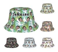 Naispanda Personalized Custom Bucket Hats for Men Women, Unisex Adults, Multicolour, One Size Fits Most, Lightweight, Packable, Perfect for Outdoor Activities, Mother's Day, Father's Day, Graduation