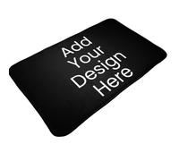 Naispanda Personalized Rug with Image Picture Photo Logo Text Custom Anti Slip Washable Decorative Area Carpet Personalized Large Door Mat Carpet Rug for Office Living Room Bedroom Home - 20x31.5in