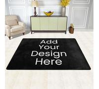 Naispanda Personalized Rug with Image Picture Photo Logo Text Custom Anti Slip Washable Decorative Area Carpet Personalized Large Door Mat Carpet Rug for Office Living Room Bedroom Home - 36x24in