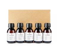 Naissance Carrier Oil Set 5 x 100ml - including Grapeseed, Almond, Jojoba, Argan and Castor Oils - for Skincare, Massage, Aromatherapy