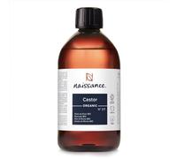 Naissance Certified Organic Castor Oil (no. 217) 450ml - 100% Pure, Cold Pressed, Unrefined - For Eyelashes, Hair, Eyebrows, Beard Growth, Nails, Skin, Massage - Natural, Vegan, Hexane Free, No GMO