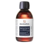 Naissance Organic Apricot Kernel Oil (No. 204) - 225ml - Natural Moisturiser for Skin, Face, Beard, Nails, Hair, Body, Scalp - Massage, Aromatherapy, DIY Beauty, Conditioner