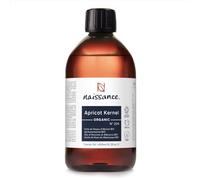 Naissance Organic Apricot Kernel Oil (No. 204) - 450ml - Natural Moisturiser for Skin, Face, Beard, Nails, Hair, Body, Scalp - Massage, Aromatherapy, DIY Beauty, Conditioner