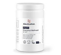 Naissance Organic Refined Coconut (Solid) Oil (#227) 1kg - Pure, Natural, Certified Organic, Cruelty Free, Vegan - Moisturising & Hydrating - Ideal for Aromatherapy, Skincare, Haircare & DIY Beauty