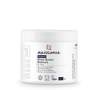 Naissance Organic Shea Butter Refined (No. 305) - 250g - Pure, Natural - for Beauty Recipes, Body, Face, Hair Moisturiser and Cosmetics