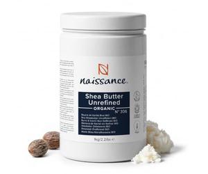 Naissance Organic Shea Butter Unrefined (No. 306) - 1kg - Pure, Raw, Natural, Vegan - for Skin, Hair, Lip Balms, Body Butters, Moisturiser