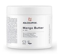 Naissance Refined Mango Butter (No. 304) - 250g - Moisturising and Nourishing - for Aromatherapy, Skincare, Haircare, Massage and DIY Beauty Recipes