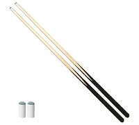 Naissgo 2 Pack 36" Pool Cue Sticks - 120g Lightweight Wooden Billiard Cues with 11mm Tips & 2 Spare Tips, Short Pool Cues for Small Tables, Home & Bar Use