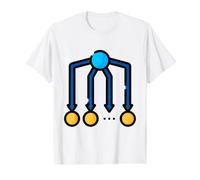 Naive Bayes - Bayes Theorem Value Graphic T-Shirt, Men, White, S