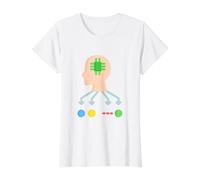 Naive Bayes - Bayes Theorem Value Graphic T-Shirt, Women, White, L