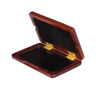 Naiveferry Saxophone Reed Case for 2Pcs Reeds, Wooden Clarinet Reed Case Alto Tenor Sax Reed Storage Case Musical Instrument Accessories for All Saxophone Clarinet Reeds