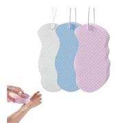 Naivetu Magic Exfoliating Bath Sponge, Super Soft Exfoliating Bath Sponge, Dead Skin Remover for Body, Skin Friendly and Reusable for Adults Children (3pcs-B)