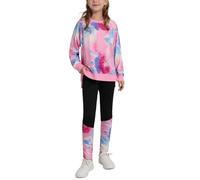 Naiyafly Girls Clothes Set Kids Tracksuit Long Sleeve Print Sweatshirt and Sweatpants Legging Loungewear Activewear Fall Winter 2 Piece Outfit for Teen Girls 6-13 Years