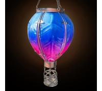 NAIYAN Hot Air Balloon Solar Lantern | Hanging Hot Air Balloon Solar Lantern | Flickering Flame Led Lights for Garden Decoration, Outdoor Solar Light for Porch, Patio and More, ONQMC071UHBE5TCORS