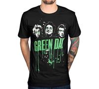 NAIYOUFABING Green Day Band Drips T-Shirt Bullet in A Bible Amercian Idiot Dookie Black XL