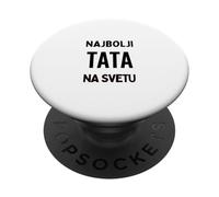 Najbolji Tata na Svetu Best Dad in the World Serbian PopSockets Adhesive PopGrip