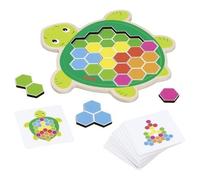 Goki - Goki Houten Schildpad Puzzelspel Rosy 41st. NEW