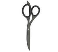 NAKABAYASHI Stationery Hikigiri Slim Scissors for Delicate Cutting (Dark Gray)