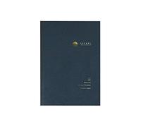 Nakabayashi YU-SARI A5 8mm Line Notebook for Fountain Pen, Stationery from JAPAN, Navy Blue