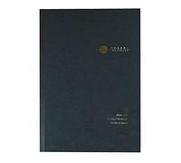 Nakabayashi YU-SARI NYN-B501-NU Notebook for Fountain Pens, General U Ruled, Navy Blue