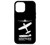 Nakajima Ki-84 Japanese WW2 Fighter Plane Silhouettes Case for iPhone 12 Pro Max