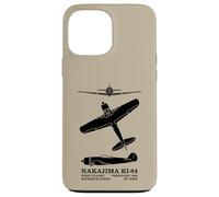 Nakajima Ki-84 Japanese WW2 Fighter Plane Silhouettes Case for iPhone 13 Pro Max