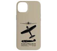 Nakajima Ki-84 Japanese WW2 Fighter Plane Silhouettes Case for iPhone 14 Plus