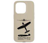 Nakajima Ki-84 Japanese WW2 Fighter Plane Silhouettes Case for iPhone 15 Pro