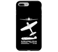 Nakajima Ki-84 Japanese WW2 Fighter Plane Silhouettes Case for iPhone 7 Plus/8 Plus