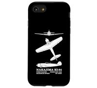 Nakajima Ki-84 Japanese WW2 Fighter Plane Silhouettes Case for iPhone SE (2020) / 7/8