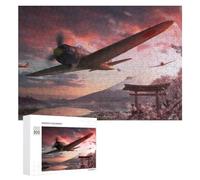 Nakajima Ki43 Hayabusa Jigsaw Puzzle for Adults, 300 PCS