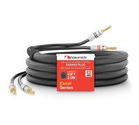 Nakamichi Excel Series 24k Gold Plated Banana Plug with (10 Feet) 12AWG Speaker