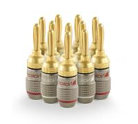 Nakamichi FanLock Excel Series 24k Gold Plated Banana Plug 10 AWG - 18