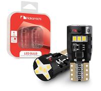 Nakamichi T10 W5W LED Light Bulb 168 2825 194 Wedge 12-SMD 2016 Chipset LED Replacement Bulbs Error Free for Car Interior Dome Map Door License Courtesy Dash Lights (Ice Blue, 12 LEDs, Pack of 2)