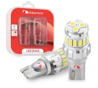 Nakamichi T15 LED Light Bulb T15 902 904 906 912 921 W16W 18-SMD 28-SMD 4014 3030 Chipsets LED Replacement Bulbs for Car Exterior Reversing Lights (Xenon White, 18 LEDs (Non-Flash))