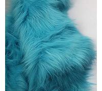 NAKAN Cute Blue Thick 150x50cm Faux Fur Fox Long Pile Fabric 70mm,Luxury Soft Plush Fake Fur Shaggy For Craft Costume Camera Floor Decoration Photo Prop Backdrop Fursuit