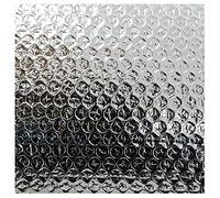 NAKAN Double Aluminum Foil Insulation Roll, Reflective Waterproof Single Layer Bubble Wrap Thermal Foil Membrane for Walls, Roofs, Floors, Lofts(Size:1x30m(3x98ft))