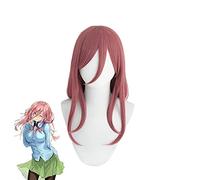 Nakano Cosplay Perücke die Quintessenz Quintuplets Anime Rollenspiel Kostüm Perücken Rosa Langes Haar Hitzebeständiges Synthetisches Haar