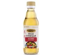 Nakano Rice Vinegar, Seasoned Mild and Sweet Japanese Seasoning, Ideal for Salad Dressing or Marinades, 1 Bottle x 355 ml